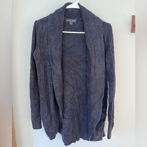 Barefoot Dreams Charcoal/Navy Cardigan